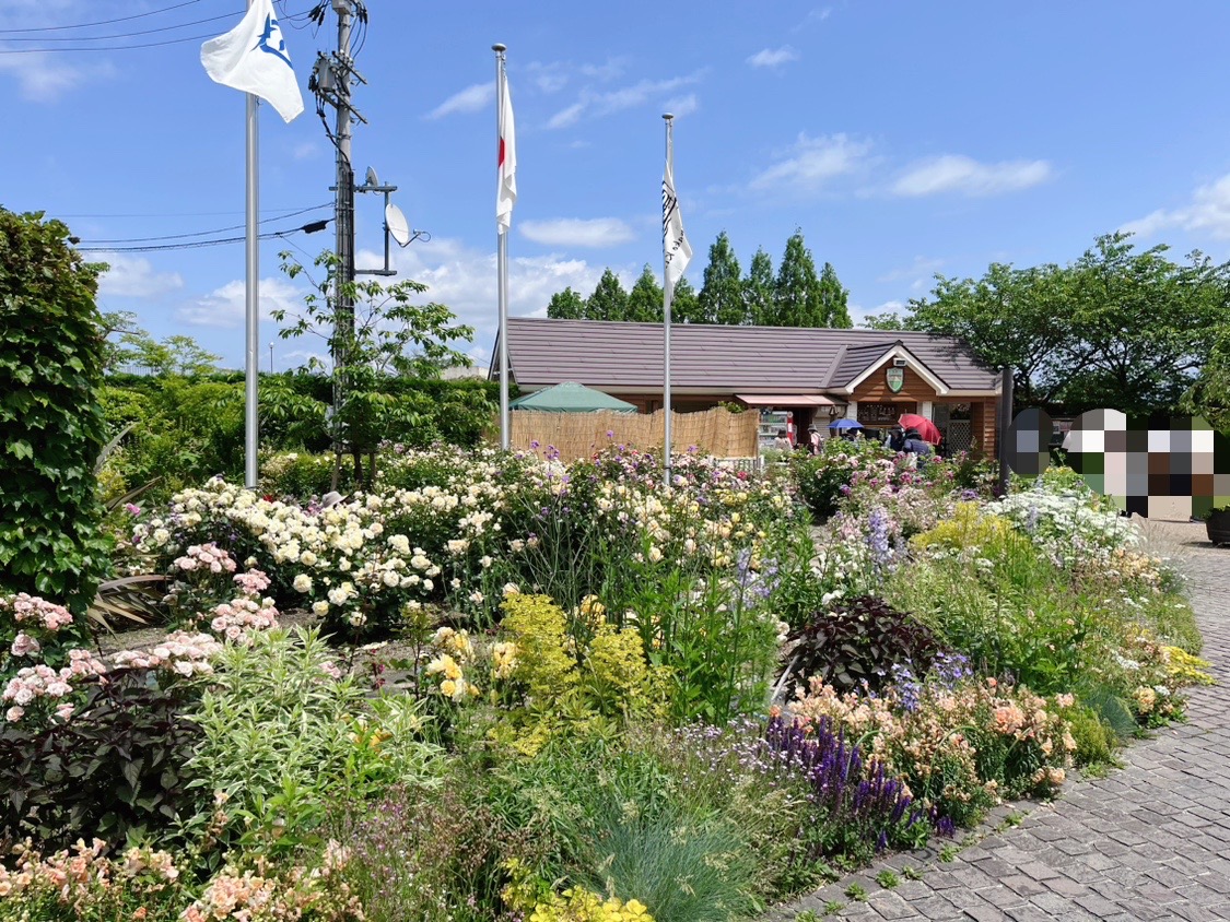 びわ湖大津館イングリッシュガーデンの入り口